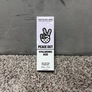 Peace Out Hyaluronic Acid Serum - White & Black
